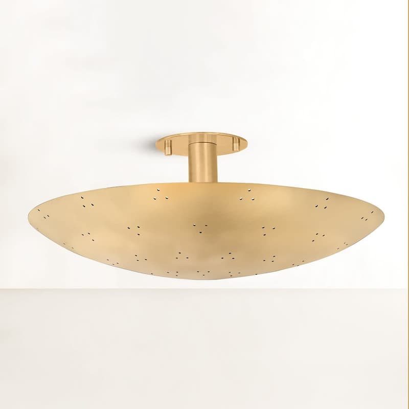 Hudson Valley Lighting 8718 Bern 3 Light 18" Wide Semi-Flush Bowl