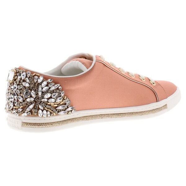 badgley mischka shirley crystal embellished sneaker