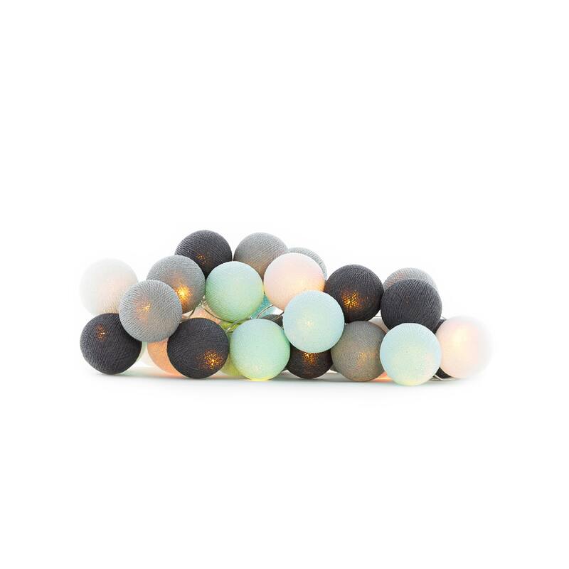 String Light-Aqua Grey