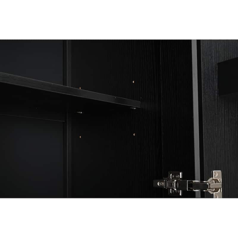 Christopher Knight Home - Linda 70" Kitchen Pantry Cabinet with Adjustable Shelves, 3 Drawers & 6 Door Racks