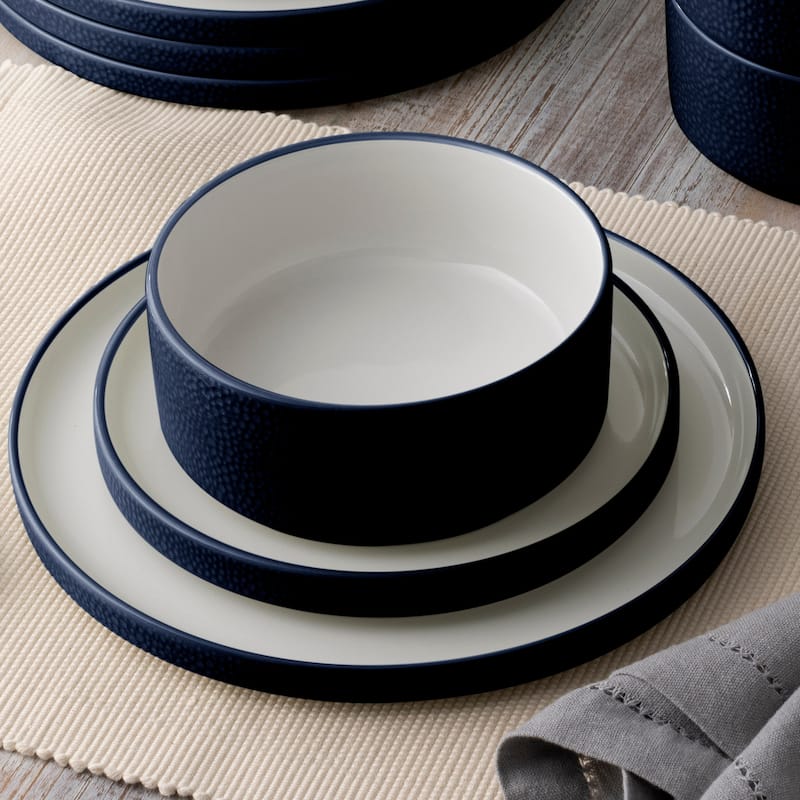 Noritake Colortex Stone Set Of 4 Stax Salad Plates, 7-1/2"
