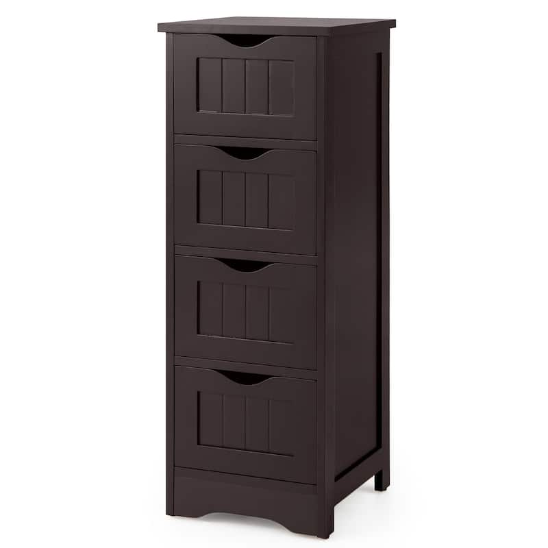 Costway 32.5'' Bathroom Floor Cabinet with Anti-tipping Device
