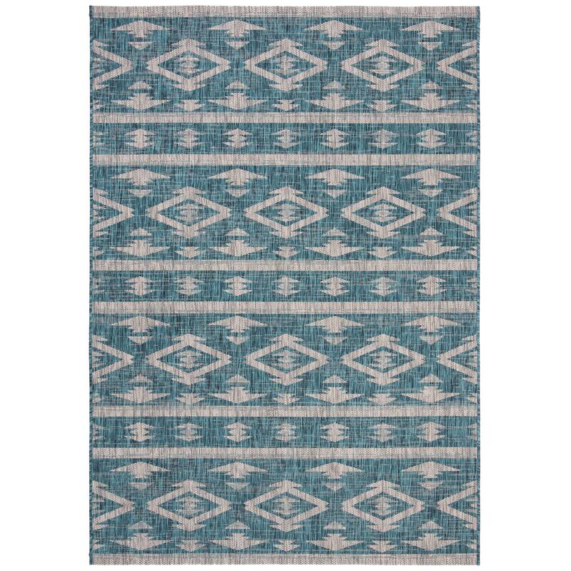 SAFAVIEH Courtyard Fraidel Indoor/ Outdoor Waterproof Patio Backyard Rug