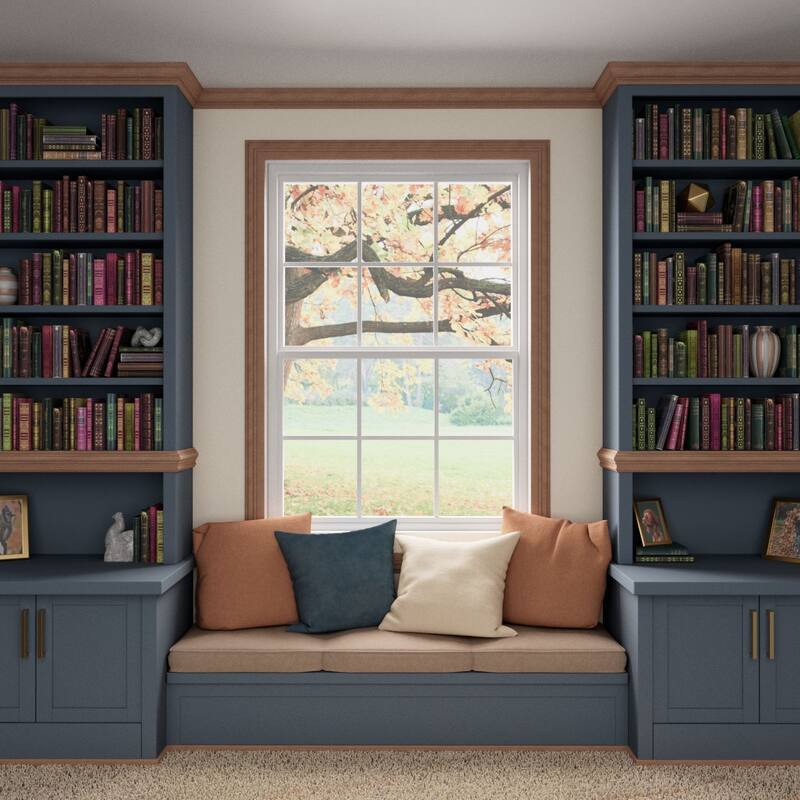 WM887: 3/8-in D x 1-1/4-in W x 96-in L Americraft Solid Hardwood Stain Grade S4S E1E Stop 887 Moulding