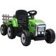 preview thumbnail 11 of 16, Aosom 12V Ride on Tractor with Trailer, 25W Dual Motors, Battery Powered Electric Tractor with Remote Control