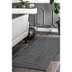 preview thumbnail 56 of 71, Nuloom Wynn Braided Indoor/Outdoor Area Rug 2'6" x 10' Runner - Charcoal - Runner