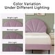 preview thumbnail 19 of 36, Upholstered Bed with Unique Seashell Headboard