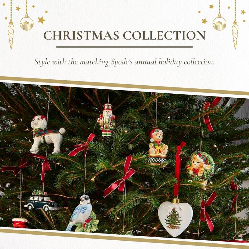 Spode French Poodle Ornament