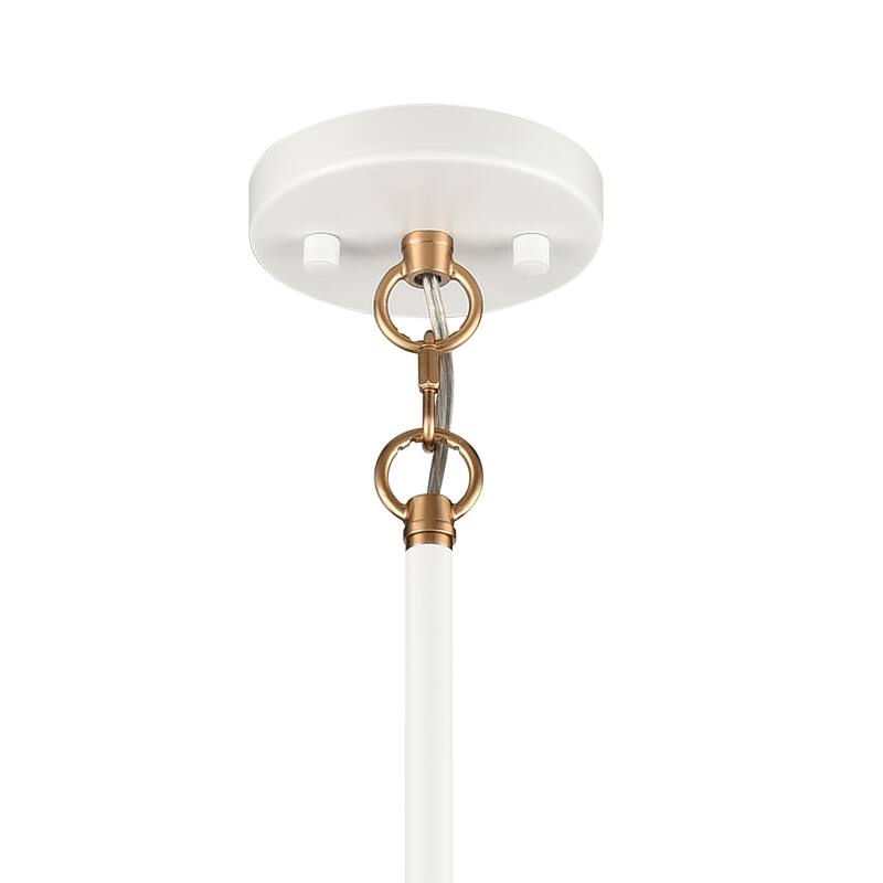 Boureaux Metal and Glass Orb Chandelier