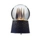 preview thumbnail 1 of 2, Portmeirion Sara Miller London Frosted Pines Snow Globe - 6.5 inches Glass - Black & Gold