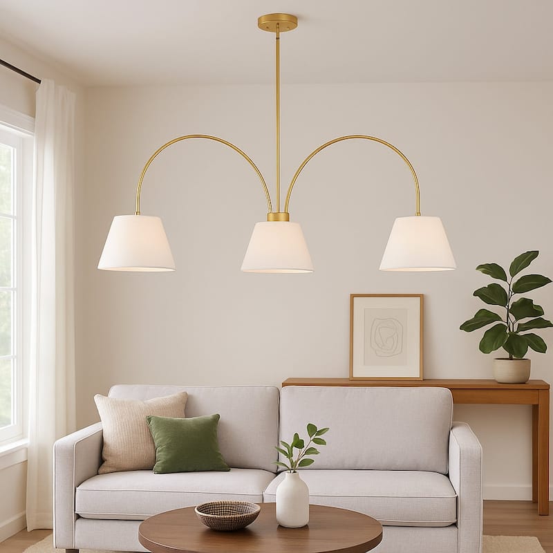 Acroma 3-Light Dimmable Dining Room Chandelier