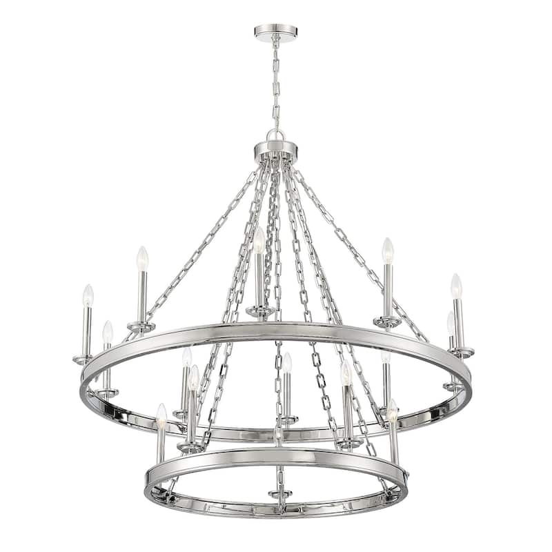 Savoy House Seville 15 Light 45" Wide Taper Candle Chandelier