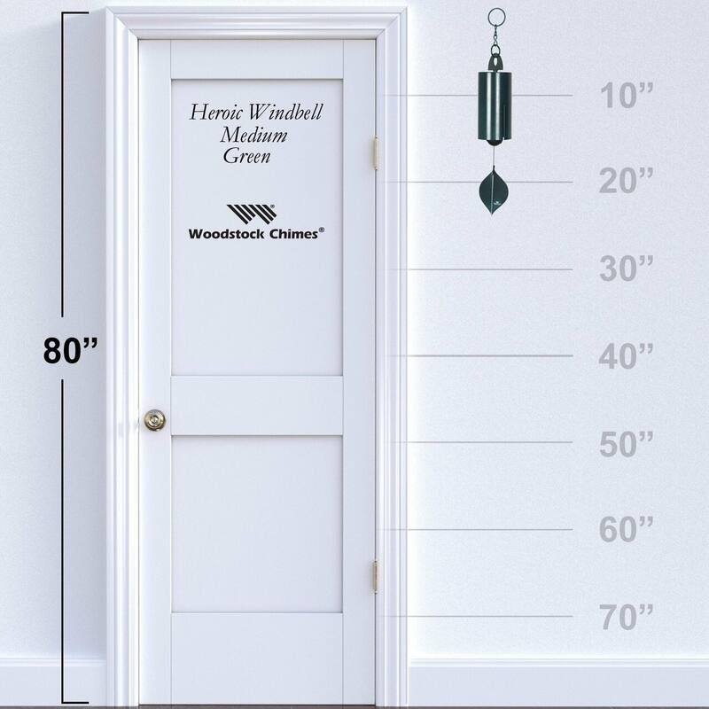 Woodstock Heroic Windbell Medium Green