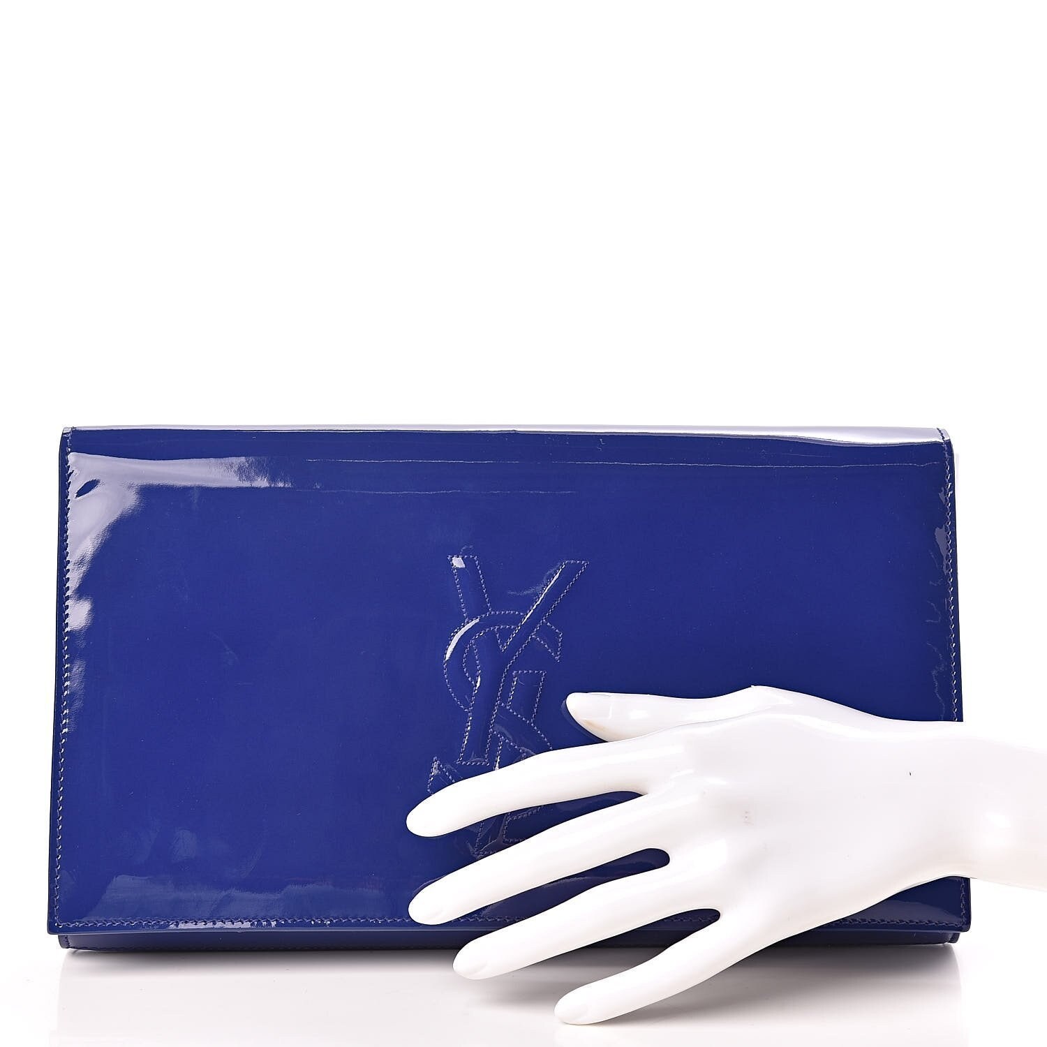 neon ysl clutch