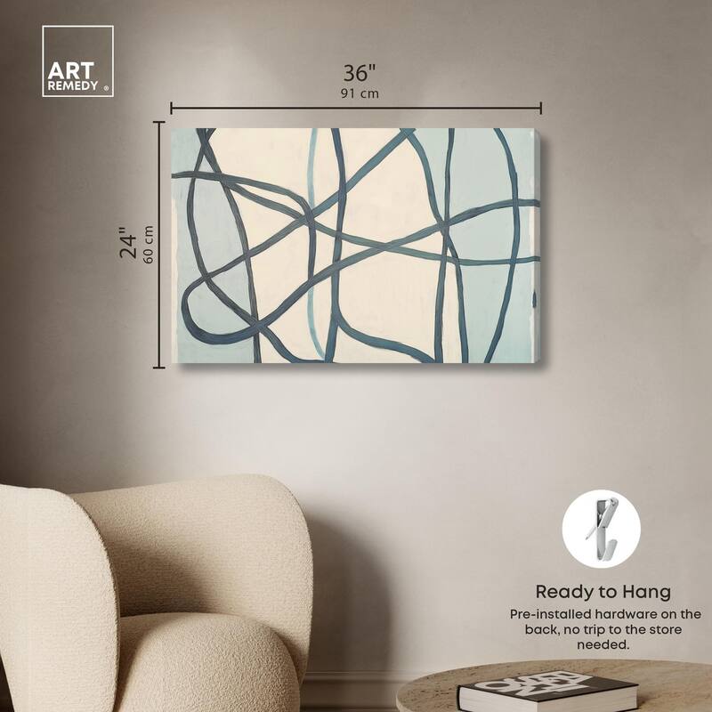 Eternal Loop II Canvas by Art Remedy, Gallery Wrapped