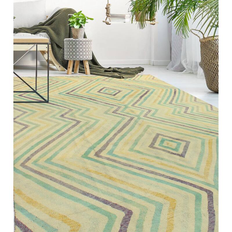 Balochi Zia Ivory/Grey Rug - 8'8" x 11'6"