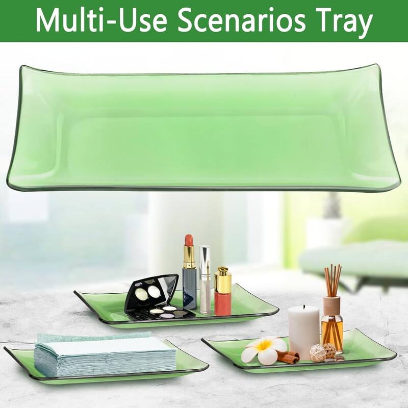 4-piece bathroom accessories set with soap dispenser, toothbrush holder, medicine bottle, tray
