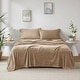 preview thumbnail 75 of 94, Soloft Plush Sheet Set by Madison Park Full - Taupe
