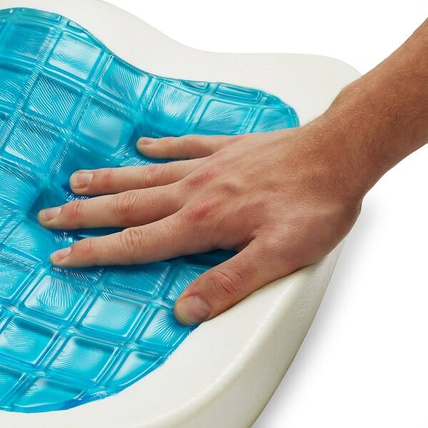 Gel Enhanced Memory Foam Ergonomic Seat Cushion By Node Overstock 30830884