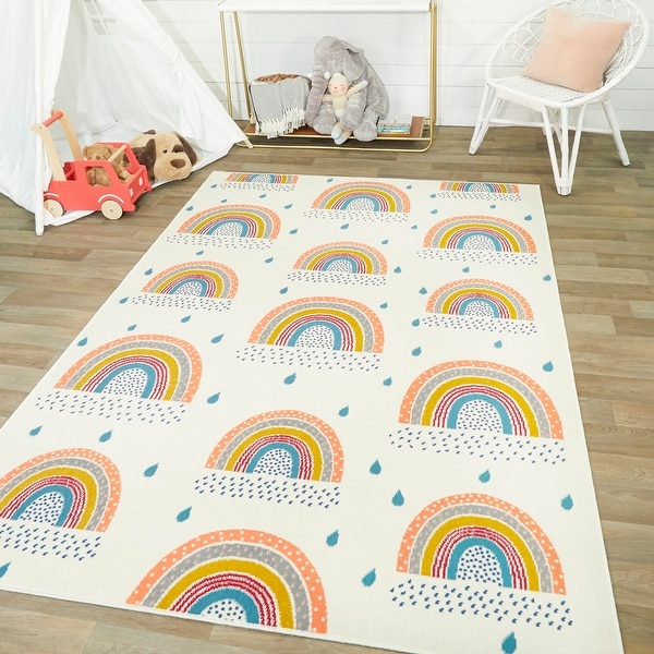 Multicolor kids online rug