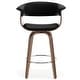 preview thumbnail 110 of 186, 26"/29" Faux Leather Swivel Bar Stools, Wood Counter Stool