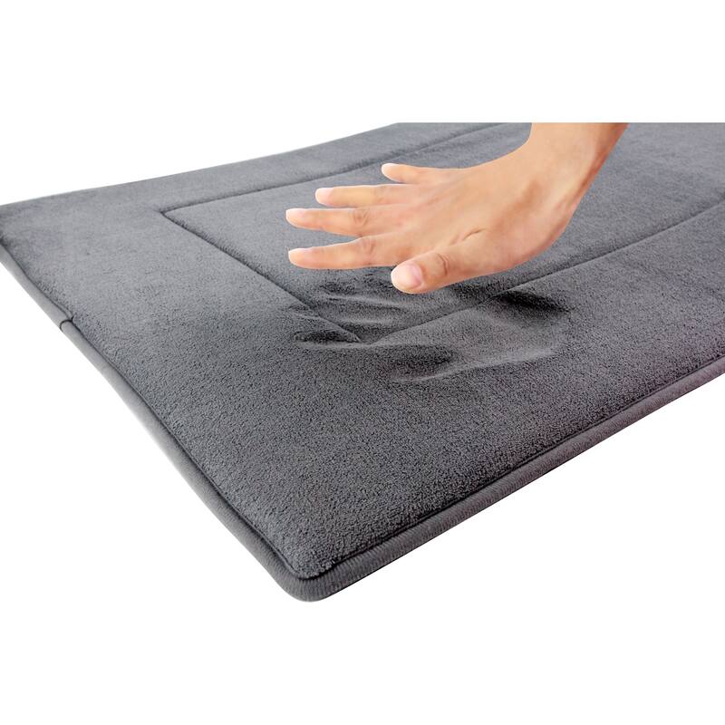 Ultra-Soft Extra-Thick Non-Slip Memory Foam Long Bath Runner Mat 2 ft x 5 ft