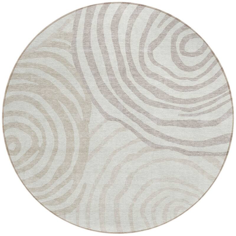 HomeRoots Abstract Transitional Rectangle Outdoor Rug