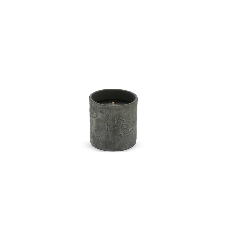 Terra Cotta Large Flowerpot Candle - 7.75" - Gray