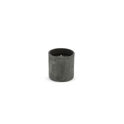 Terra Cotta Large Flowerpot Candle - 7.75" - Gray