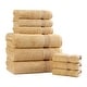 preview thumbnail 102 of 148, Superior Heritage Egyptian Cotton Absorbent 9-Piece Towel Set
