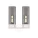 Option Plated Smoke Glass / Polished Nickel