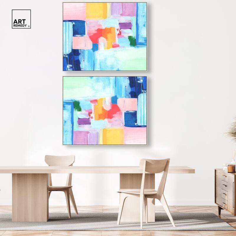 Navy Red Hustle Sneaker Canvas by Art Remedy