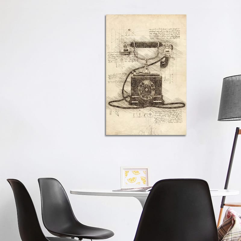 iCanvas "Old Telephone" by Cornel Vlad Canvas Print - 40x26x1.5
