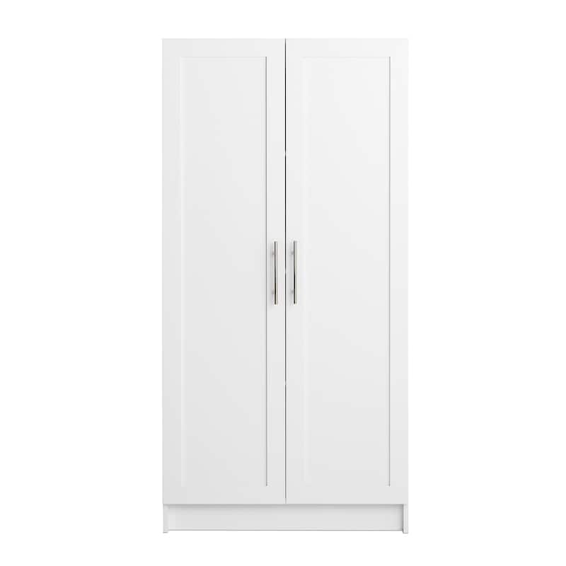 Prepac Elite Accent Cabinet with Panel Doors 16.75" D x 32" W x 65" H - 32 in W x 65 in H x 16.75 in D