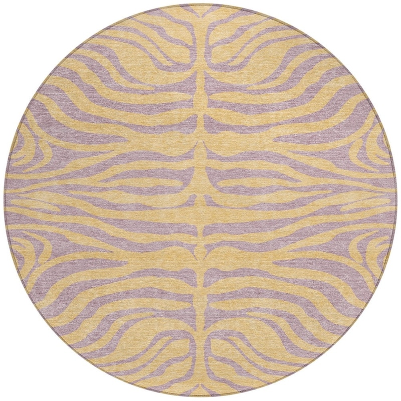 HomeRoots Animal Print Transitional Rectangle Outdoor Rug