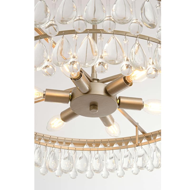 Viviana Crystal 6-light Chandelier