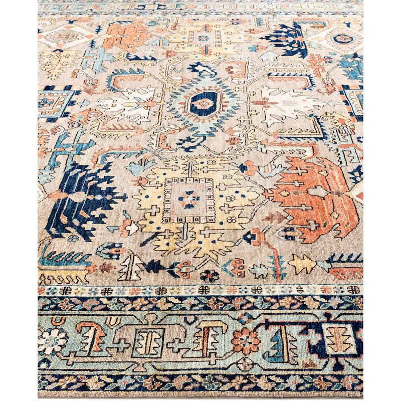 Serapi One-of-a-Kind Hand-Knotted Area Rug - Beige - 8' 0" x 9' 11"