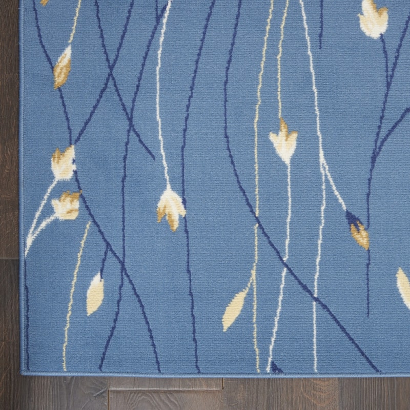Mafuq Power Loomed Floral Area Rug By HomeRoots - 144' X '27' X '0.5