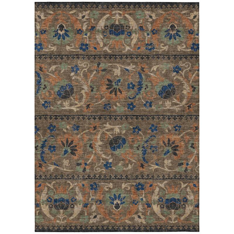 Machine Washable Indoor/ Outdoor Global Alix Chantille Rug