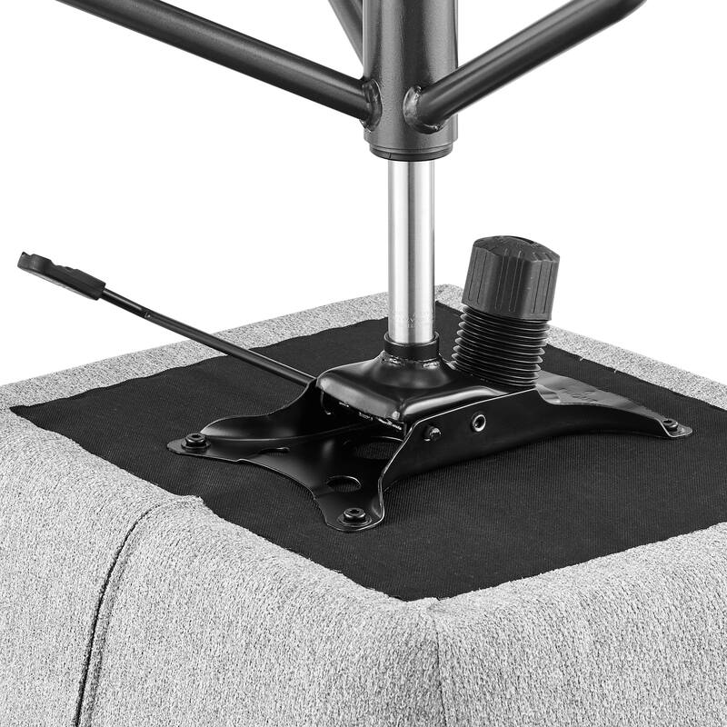 NPD Furniture Thompson Fabric Swivel Office Arm Chair