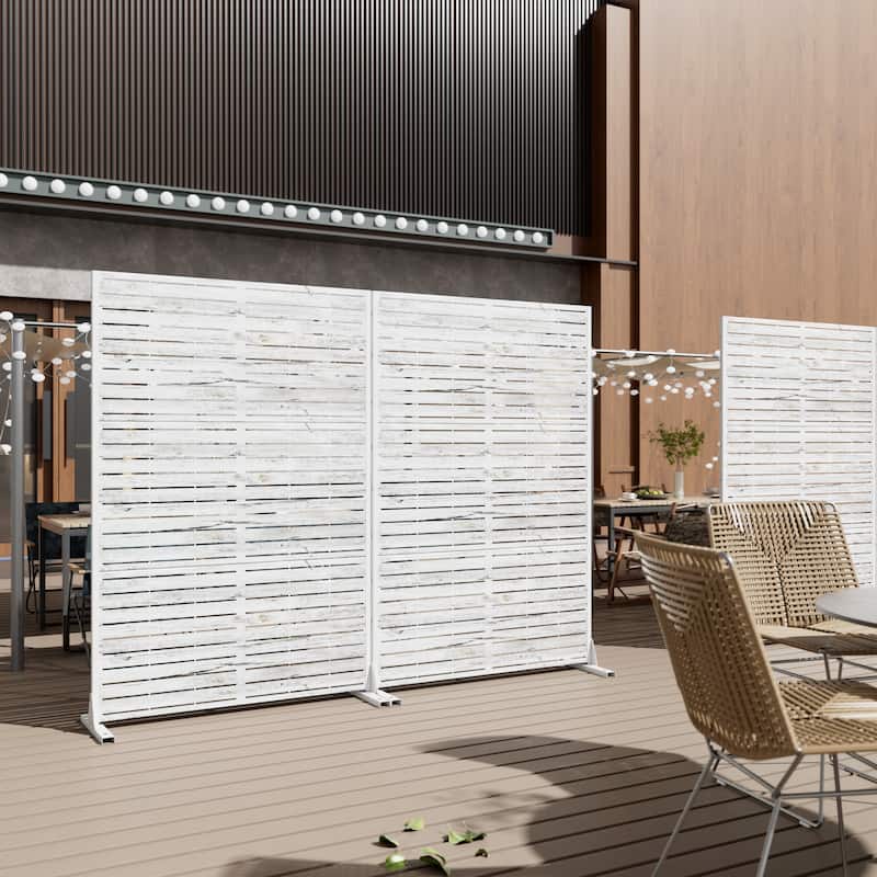 Outdoor Metal Privacy Screen Fence Panel