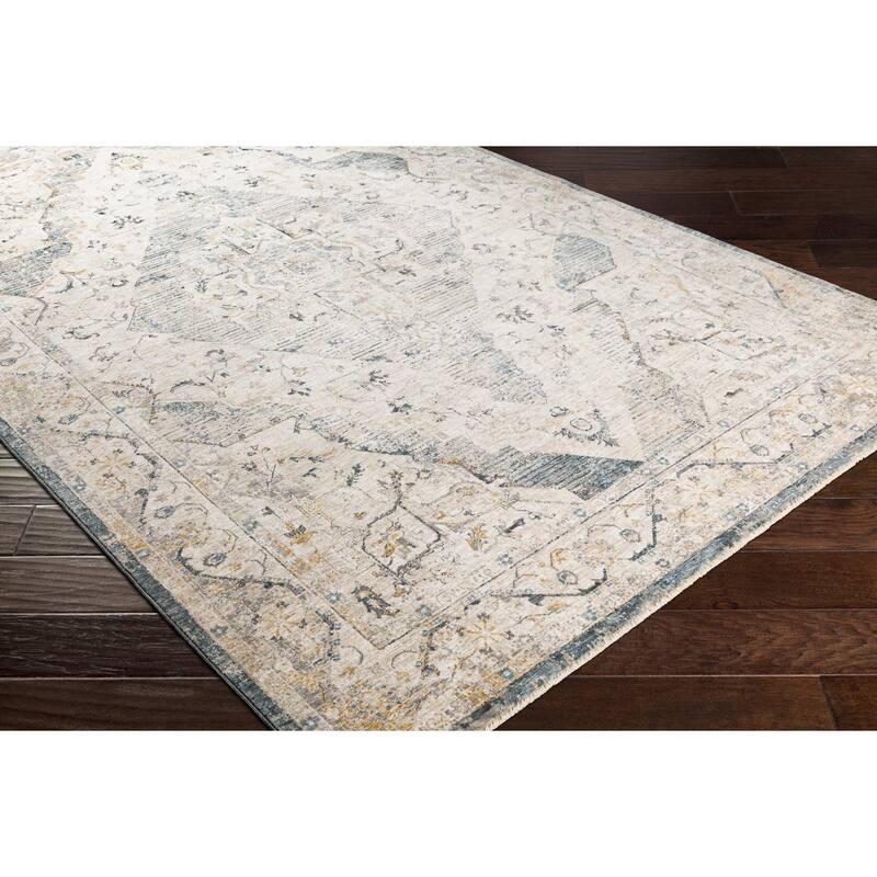 Livabliss Traditional Cardiff Medallion Area Rug