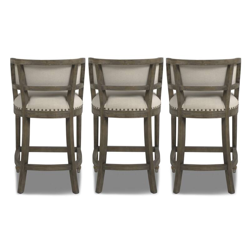 Paris Farmhouse Counter and Bar Stool with Backrest