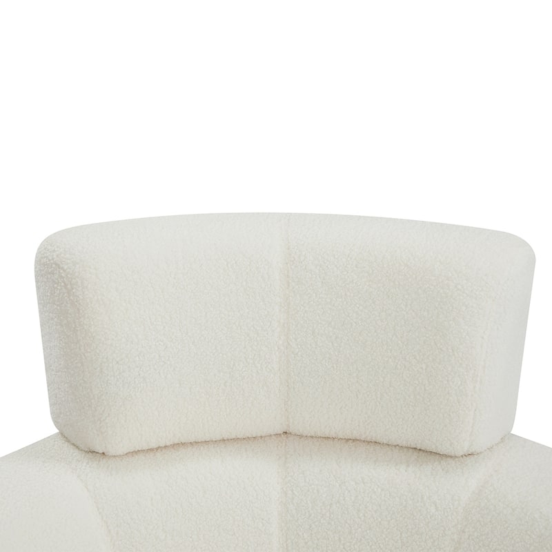 360°Swivel Chair Upholstered Accent Barrel Chair