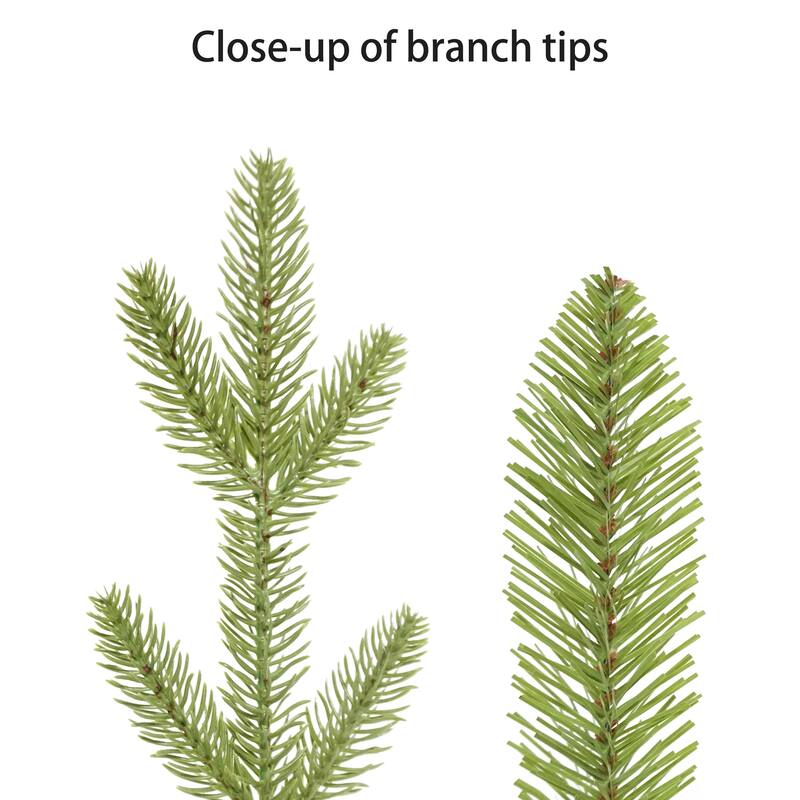 7.5' Pre-lit Yellow/Green PE/PVC Index Tree