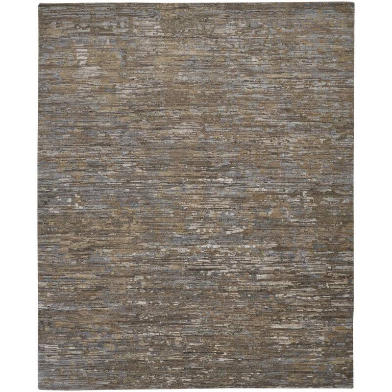 Yeros Abstract Modern Soft Durable Area Rug By HomeRoots - 4' x 6'