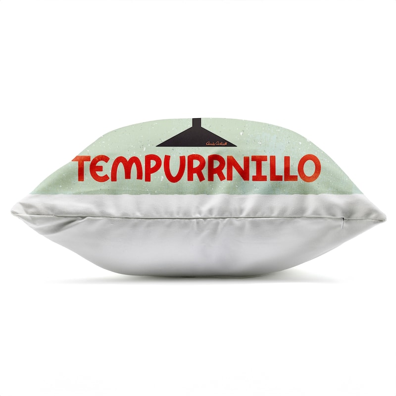 Stupell Tempurrnillo Cat Wine Printed Outdoor Throw Pillow Design by Carrie Cantwell