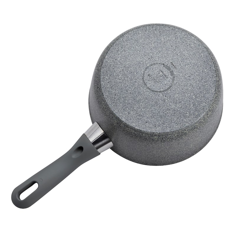 ZWILLING Parma Plus Ceramic Aluminum Ceramic Nonstick Saucepan with Lid - Grey