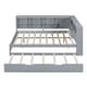 preview thumbnail 26 of 54, Multi-Shelf Daybed Bookcase Bed Frame with Trundle Bed