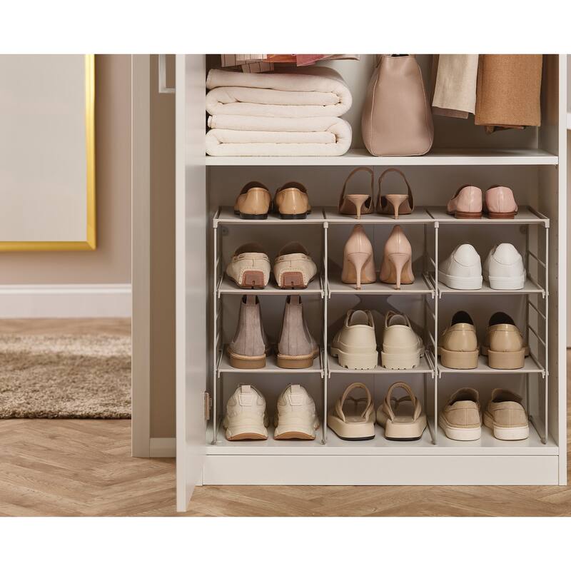 Joseph Joseph Level Adjustable Shoe Rack - Stores 12 Pairs